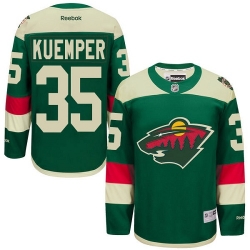 Darcy Kuemper Reebok Minnesota Wild Authentic Green 2016 Stadium Series NHL Jersey