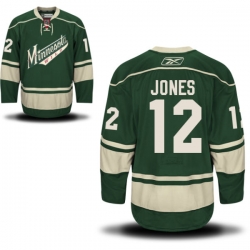 David Jones Reebok Minnesota Wild Authentic Green Alternate Jersey