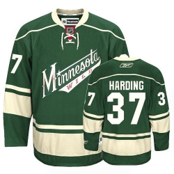 Josh Harding Reebok Minnesota Wild Premier Green Third NHL Jersey