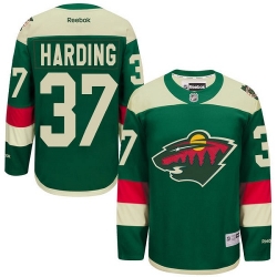 Josh Harding Reebok Minnesota Wild Authentic Green 2016 Stadium Series NHL Jersey