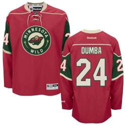 Matt Dumba Reebok Minnesota Wild Authentic Red Home NHL Jersey