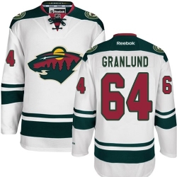 Mikael Granlund Reebok Minnesota Wild Authentic White Away NHL Jersey