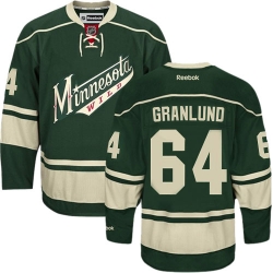 Mikael Granlund Reebok Minnesota Wild Authentic Green Third NHL Jersey