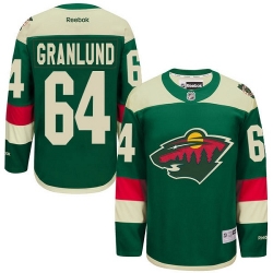 Mikael Granlund Reebok Minnesota Wild Authentic Green 2016 Stadium Series NHL Jersey