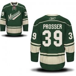 Nate Prosser Reebok Minnesota Wild Premier Green Alternate Jersey