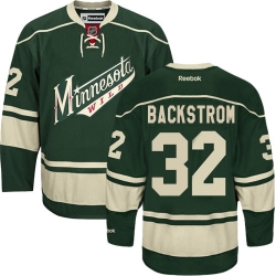 Niklas Backstrom Reebok Minnesota Wild Authentic Green Third NHL Jersey