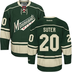 Ryan Suter Reebok Minnesota Wild Authentic Green Third NHL Jersey