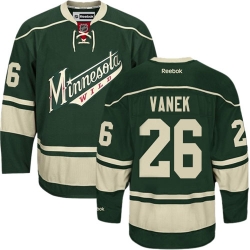 Thomas Vanek Reebok Minnesota Wild Authentic Green Third NHL Jersey