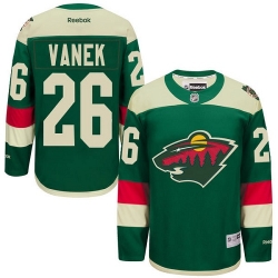 Thomas Vanek Reebok Minnesota Wild Premier Green 2016 Stadium Series NHL Jersey