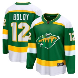 Matt Boldy Men's Fanatics Branded Minnesota Wild Breakaway Green Special Edition 2.0 Jersey