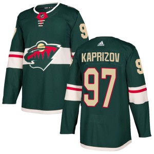 Kirill Kaprizov Youth Adidas Minnesota Wild Authentic Green Home Jersey