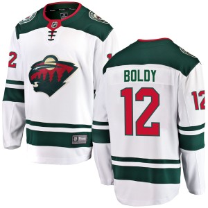 Matt Boldy Men's Fanatics Branded Minnesota Wild Breakaway White Away Jersey