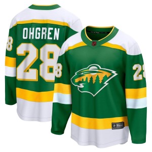 Liam Ohgren Youth Fanatics Branded Minnesota Wild Breakaway Green Special Edition 2.0 Jersey