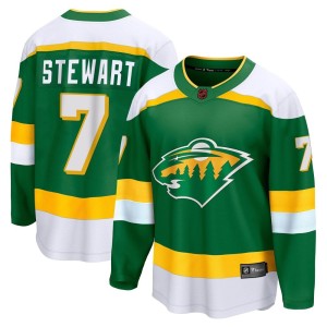 Chris Stewart Men's Fanatics Branded Minnesota Wild Breakaway Green Special Edition 2.0 Jersey