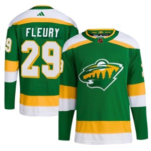 Marc-Andre Fleury Youth Adidas Minnesota Wild Authentic Green Reverse Retro 2.0 Jersey